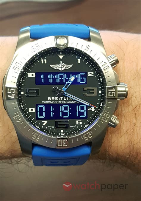 breitling exospace wrist|Breitling exospace b55 review.